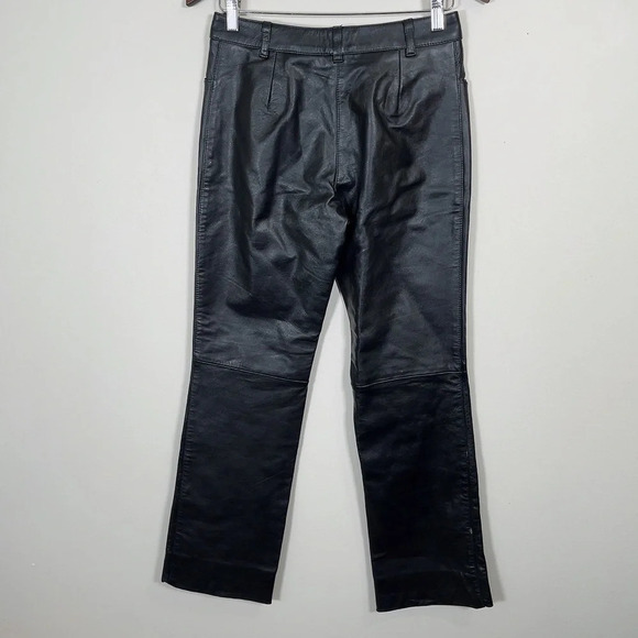 OSCAR  LEOPOLD | WIDE LEG LEATHER PANT - Picture 10 of 10